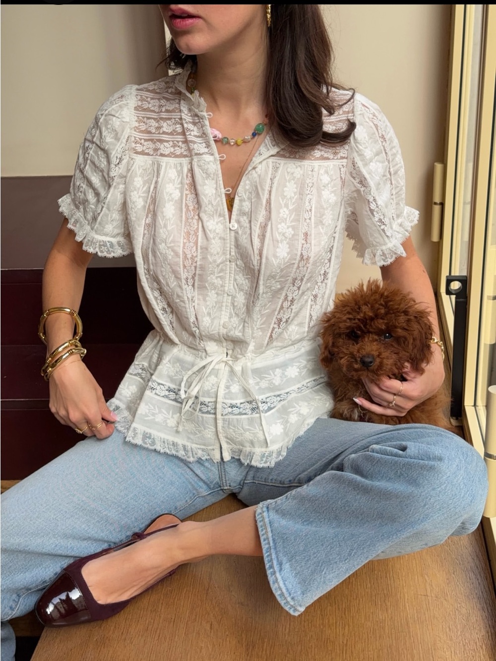 Sézane Shenali Shirt NWT
